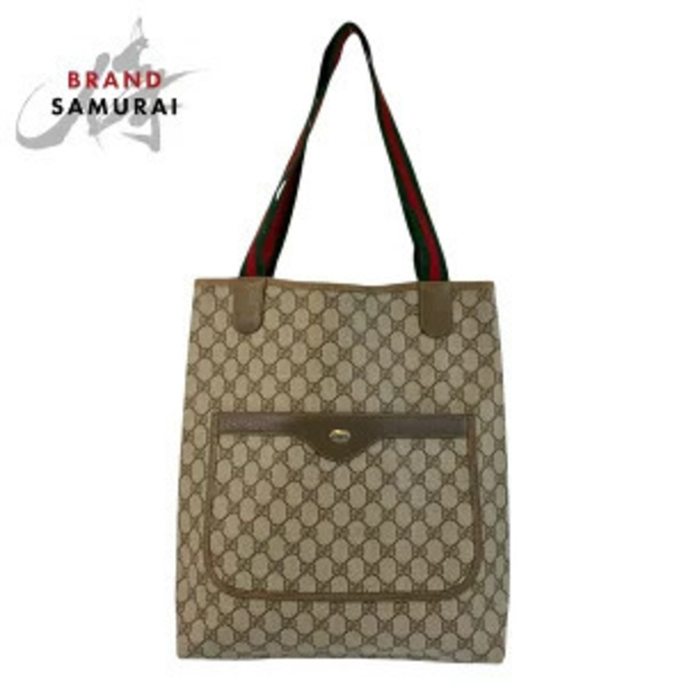 Gucci Sherry tote bag shoulder beige brown GG Supreme canvas
